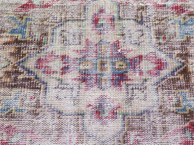 Turkish Rug, Area Rugs 8x12, Handmade Floor Carpet, Antique Wool Rug 100"X139" gallery