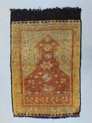 Small Vintage Turkish Kilim Rug 140×90 cm Wool Kelim