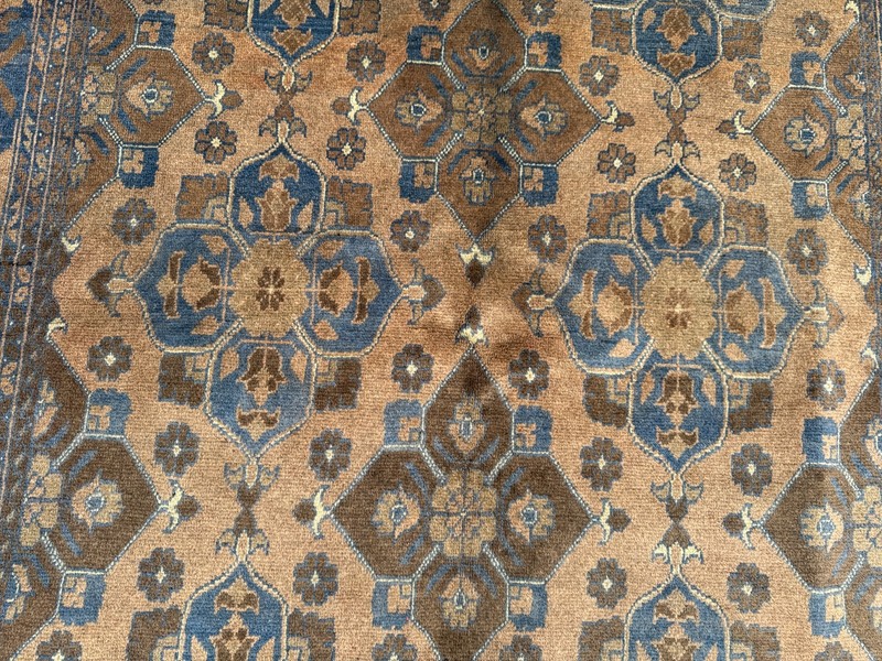 5' x 7' Vintage Afghan Hand-Knotted Turkmen Bokhara Rug Soft Wool Area Carpet gallery
