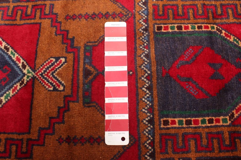 Vintage Hand-Knotted Area Rug 3'4" x 6'1" Traditional Oriental Wool Carpet gallery