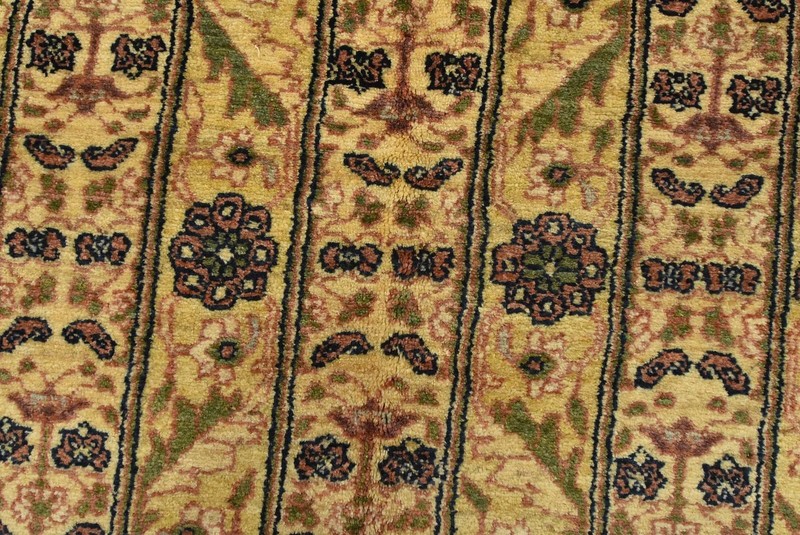 Gabbeh Rug 5’6” x 7’7” Beige Wool Vintage Traditional Hand-Knotted Carpet gallery