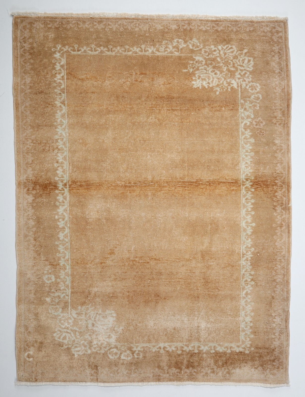 Modern Oushak rug, Soft color Rug,Small Size Hand knotted floor Rug gallery