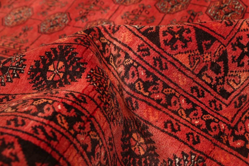 Vintage 6'11" x 8'10" Traditional Hand Knotted Vegetable Dye Wool Area Rug gallery