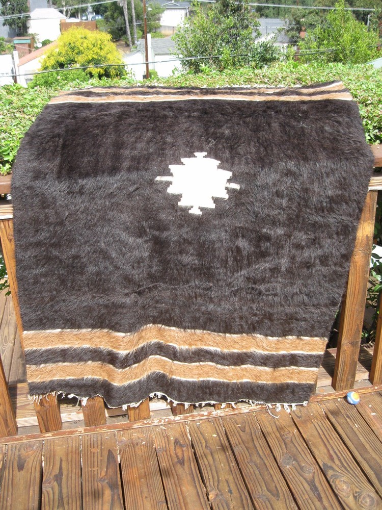 1890-1900 ANTIQUE TURKISH ANATOLIAN DEVAN GOAT HAIR COVER GREAT COLORS 5'6"