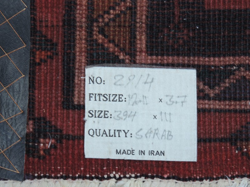 4x13ft. Handwoven Tribal Sarab Geometric Wool Runner gallery