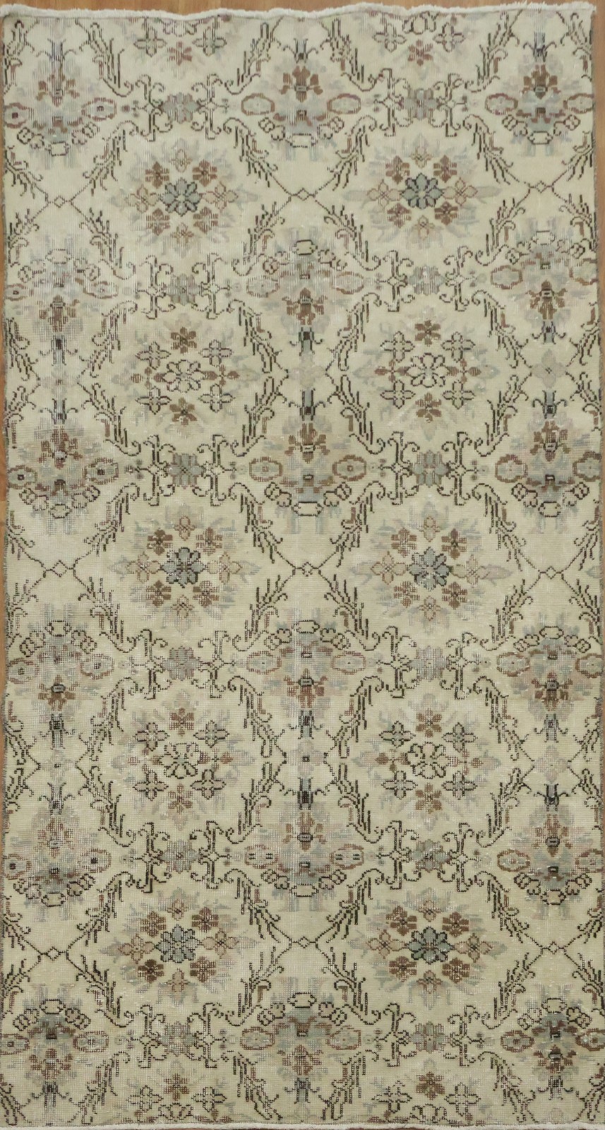 Anatolian Turkish Rug 4x7 Ft Hand-Knotted Elegant Vintage Oriental Wool Carpet gallery