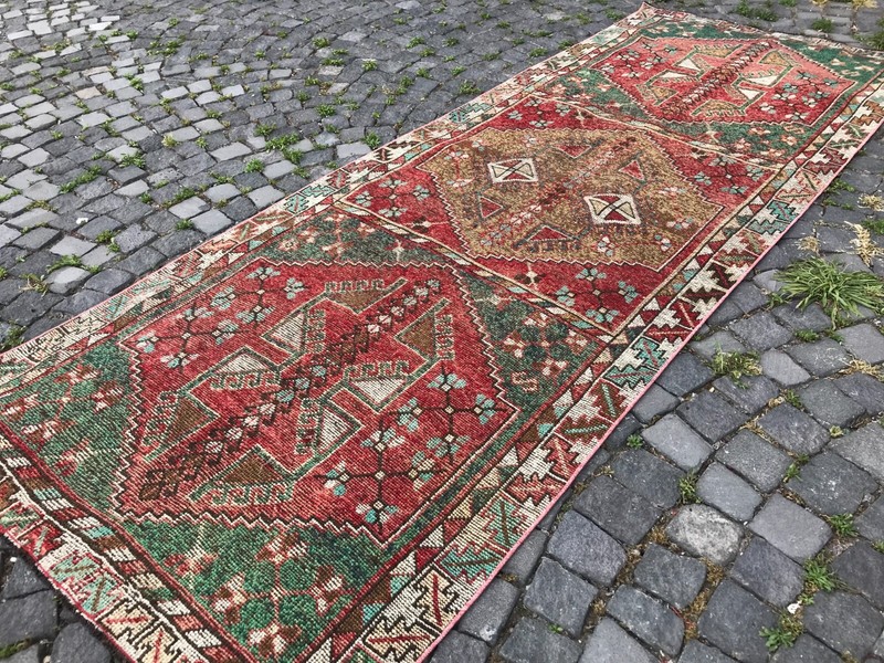 Handmade Rug Turkish Area Rug Vintage Rug Oushak Rug Antique Rug Bohemian Rug gallery