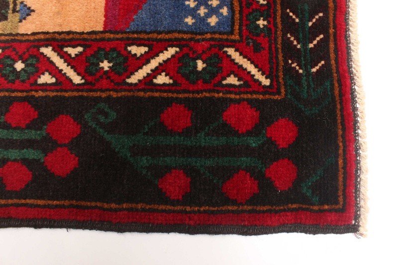 Vintage Traditional Hand-Knotted Area Rug 3'5" x 5'11" Oriental Wool Carpet gallery