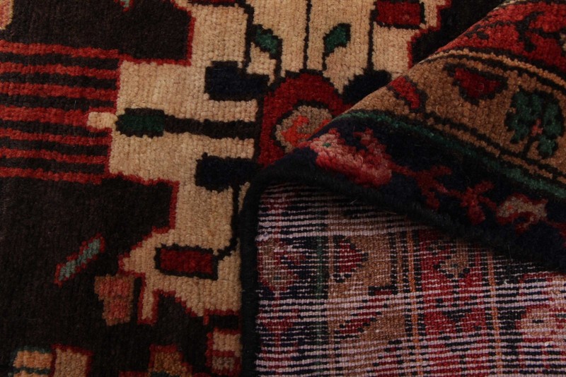 3'3" x 10'4" Vintage Hand-knotted Runner Rug Traditional Oriental Wool Carpet gallery