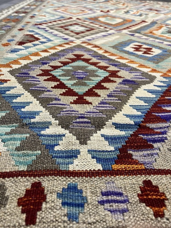Vintage Kilim Traditional Hand Made Oriental Wool Kilim10ftx6ft5in 290cmx210cm gallery