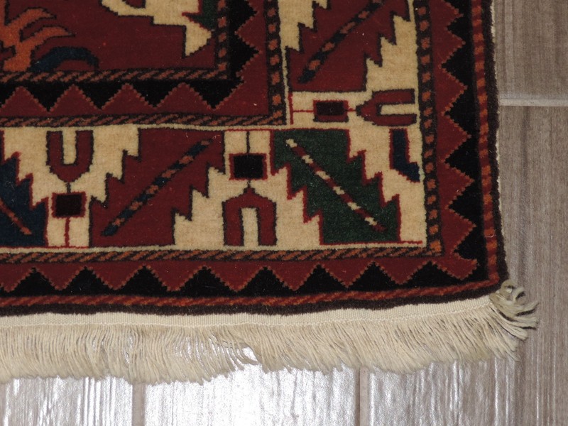 3x5ft. Handmade Azerbaijan Caucasian Wool Rug gallery