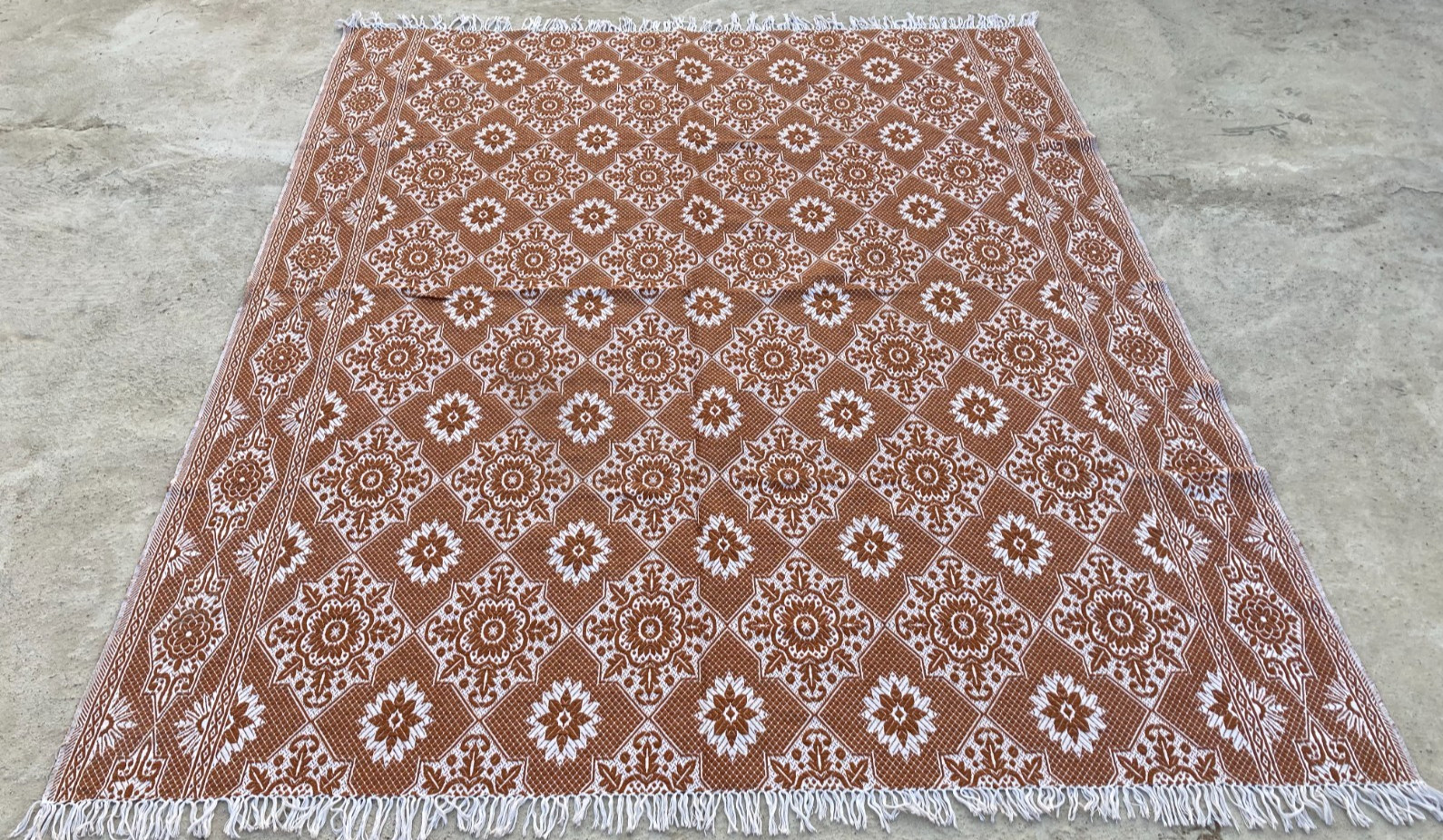 Vintage Handmade Beautiful Multicolor Kilim Rug Carpet 210X174 cm gallery