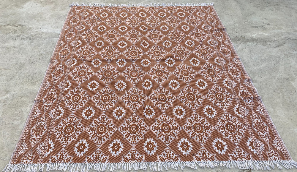 Vintage Handmade Beautiful Multicolor Kilim Rug Carpet 210X174 cm
