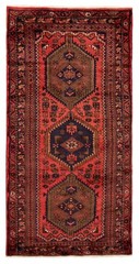 Vintage 3’6″ x 6’11” Traditional Hand Knotted Vegetable Dye Wool Area Rug