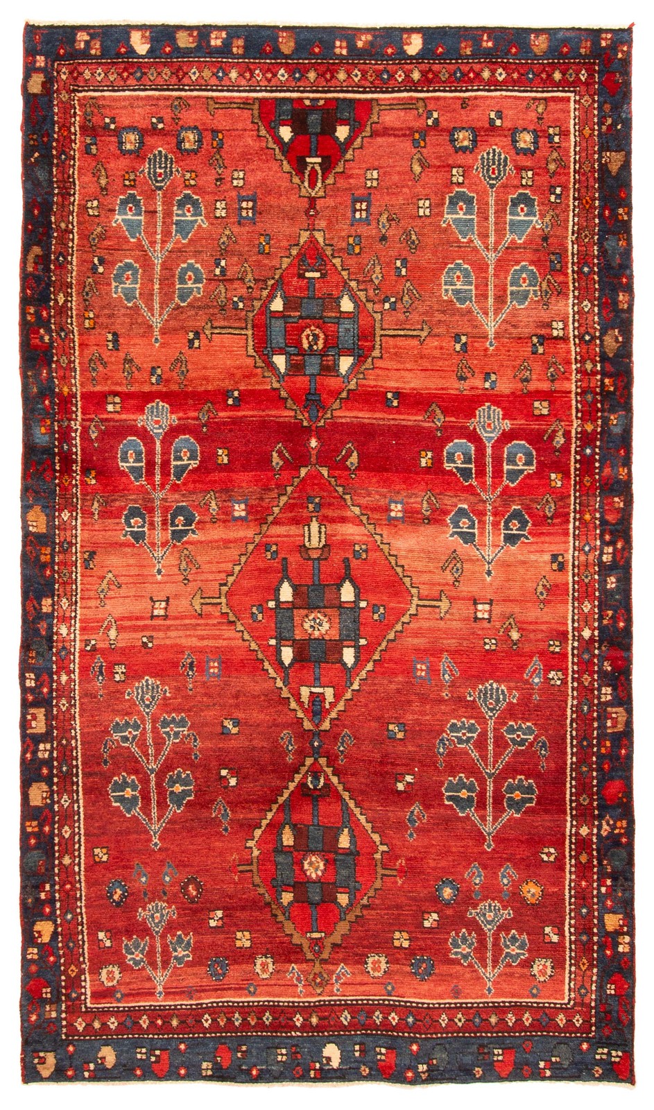 Traditional Vintage Hand-Knotted Area Rug 4'7" x 8'4" Oriental Wool Carpet gallery