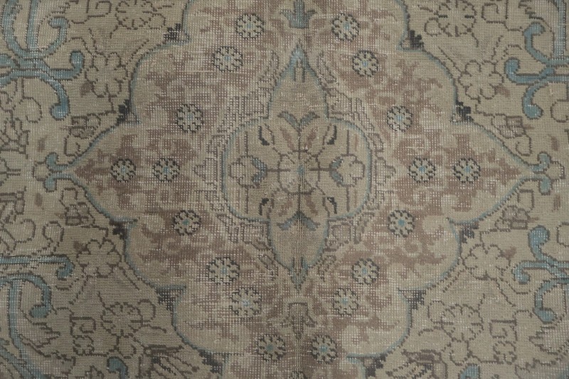 Distressed Muted Vintage Area Rug 10x13 Wool Hand-knotted Living Room Carpet gallery