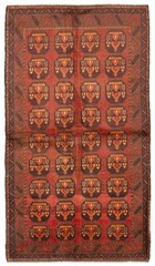 Vintage Oriental Hand-Knotted Carpet 3’4″ x 6’1″ Traditional Wool Area Rug