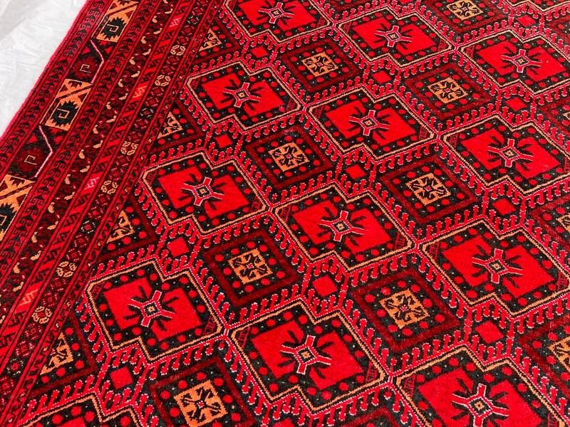 6x9 Ersari Rug – 1970s Afghan Sulaimani Wool Tribal Bedroom Carpet, Turkmen Rug gallery