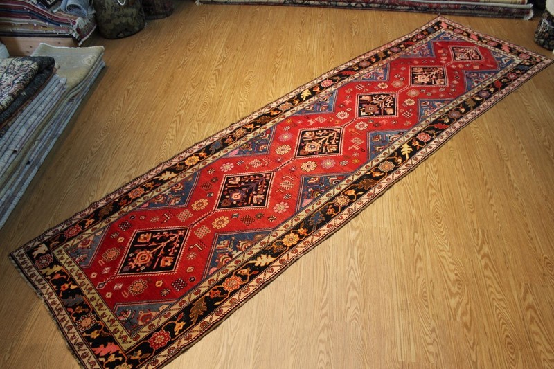 4' x 15' Caucasian Qarabagh Kazak Design late 19th century Antique rug Karabakh gallery