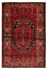 Vintage Traditional Hand-Knotted Area Rug 4’5″ x 6’6″ Oriental Wool Carpet