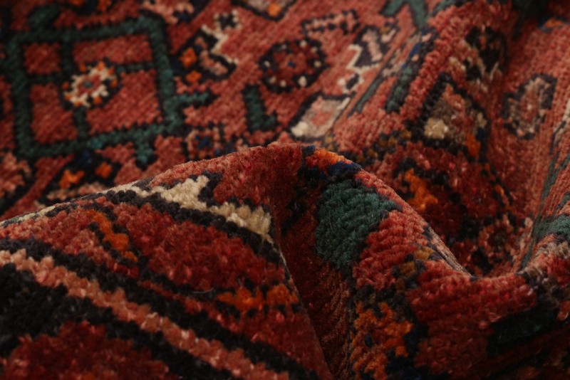 3'6" x 9'11" Vintage Hand-knotted Runner Rug Traditional Oriental Wool Carpet gallery