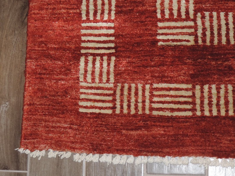 7x4ft. Handmade Rare Afghan Chobi Wool Rug gallery