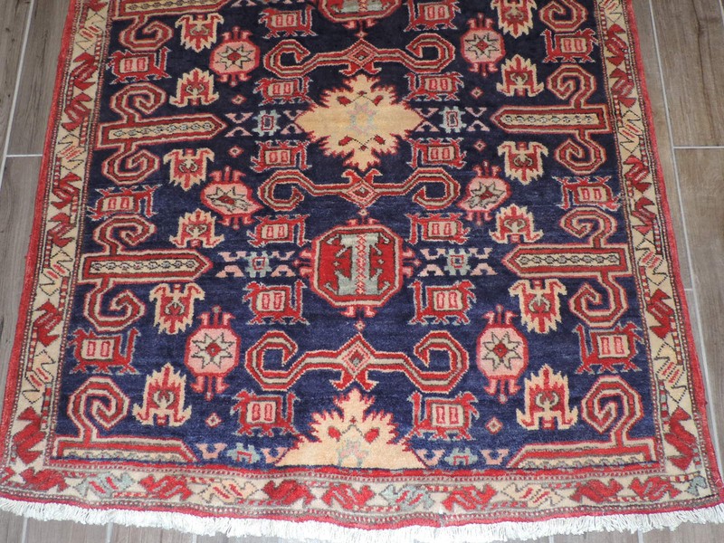4x9ft. Handmade Azerbaijan Meshkin Wool Runner gallery