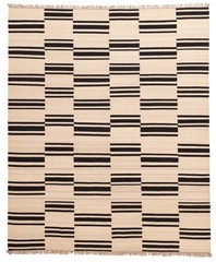 Vintage Hand Woven Area Rug 8’2″ x 9’8″ Traditional Wool Oriental Carpet