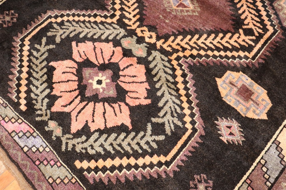 Vintage Wool Kurdish Kars Gallery Dated 1972 Rug Size 6'3''x17'