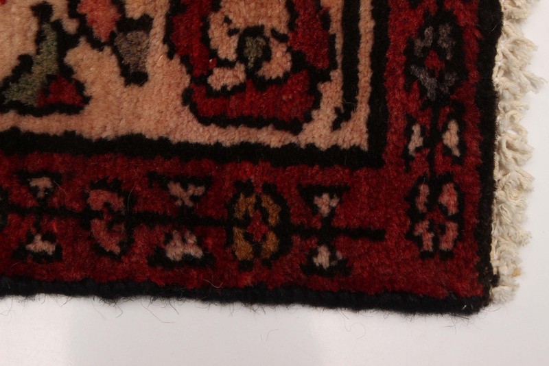3'11" x 10'5" Vintage Hand-knotted Runner Rug Traditional Oriental Wool Carpet gallery