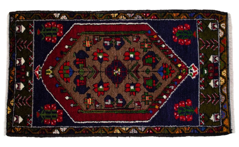 Vintage Rug, Turkish Rug, Oushak Rug, Handmade Rug, Doormat, Kitchen Rug, 2 x 3 gallery