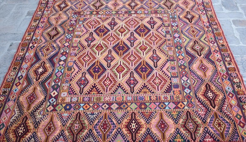 5'1 x 6'7 Fine quality handmade afghan moshvani beljik area rug, Merino wool rug gallery