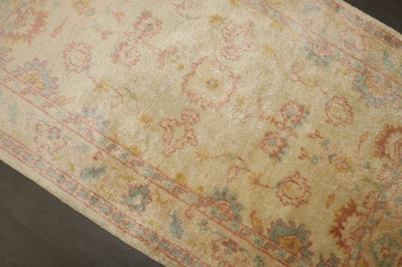 Modern Turkish Oushak Ushak Rug Size 3'x5' gallery