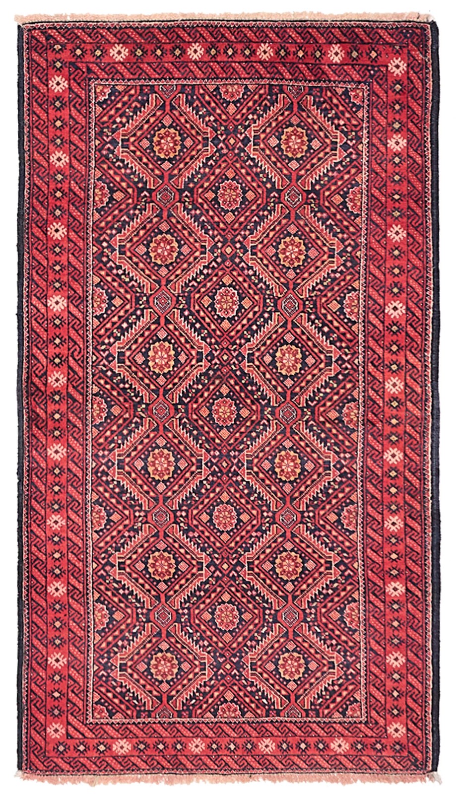 Vintage 2'10" x 5'3" Traditional Hand Knotted Vegetable Dye Wool Area Rug gallery