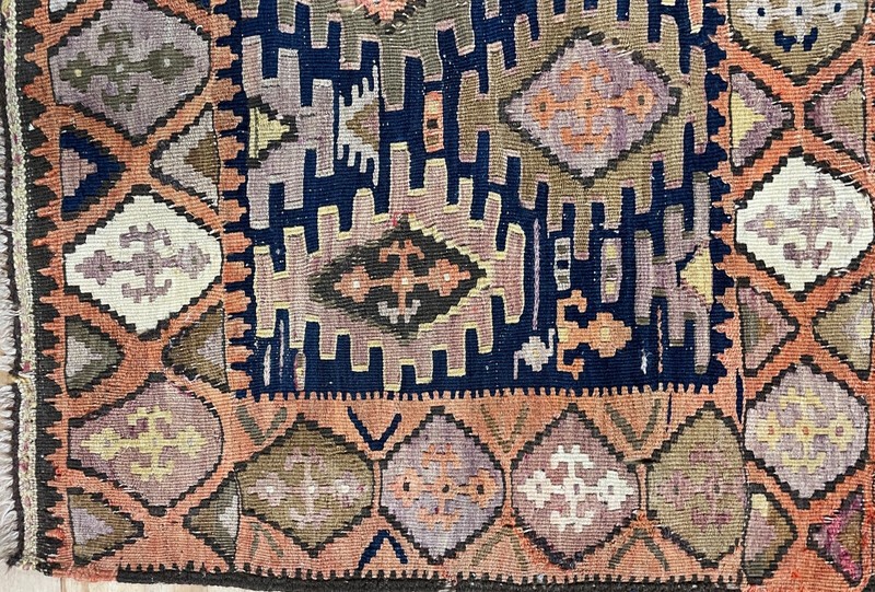 Antique Shahsavan Kilim/Rug, c-1900's, 23" x 44" #15802 gallery