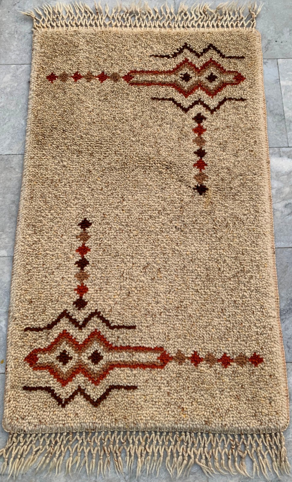 Vintage Mid-Century Scandinavian: Long-Pile Rya Shags, Traditional Rug (2x4 ft.) gallery