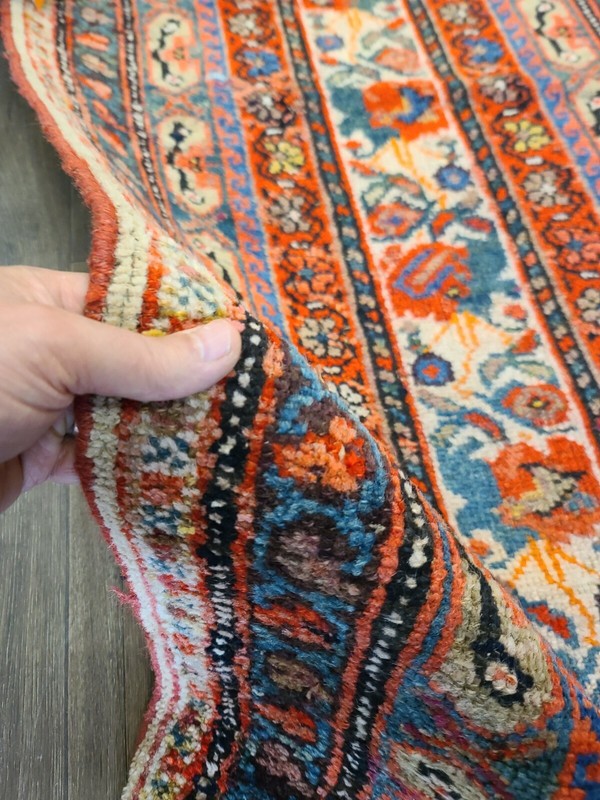 Very large Antique authentic handwoven P Mahal circa 1920s size 11'×22' gallery