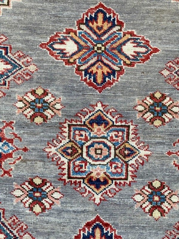 Handmade Wool Area Rug, 4x6 , Blue & Red Rug, Oriental Rug gallery
