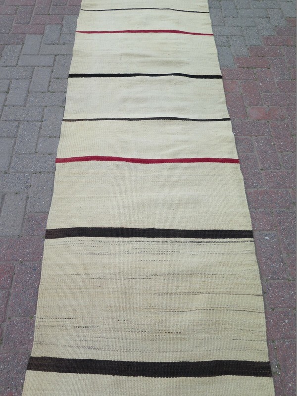Aisle Long Rug, Vintage Turkish Kilim Runner, Carpet Runner Hallway Rug 32"x105" gallery