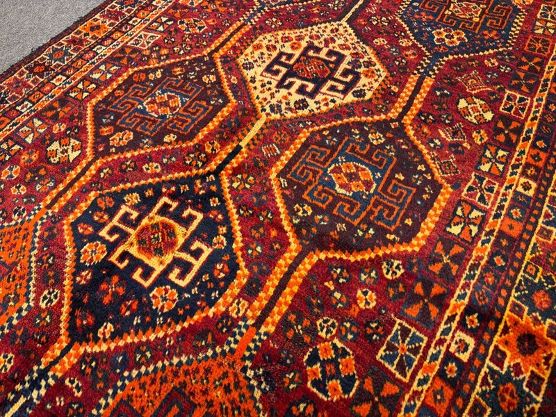 Fine Antique Caucasian Shirvan Rug 4x8 Fine Handmade Vintage Oriental Rug Kazak gallery