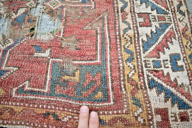 Fabulous Antique Turkish Rug 39'' x 51'' Collector's Item Anatolian Fragment Rug gallery