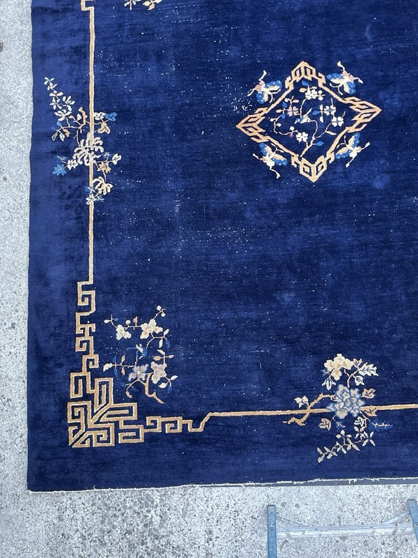 Beautiful Nichols Style Art Deco Rug 4x6 Ft gallery