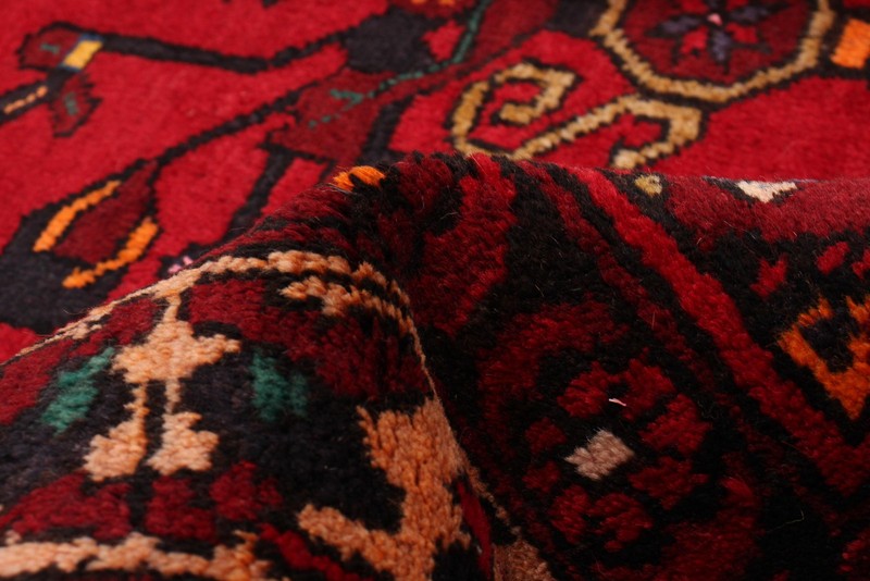 Vintage 4'2" x 6'9" Traditional Hand Knotted Vegetable Dye Wool Area Rug gallery