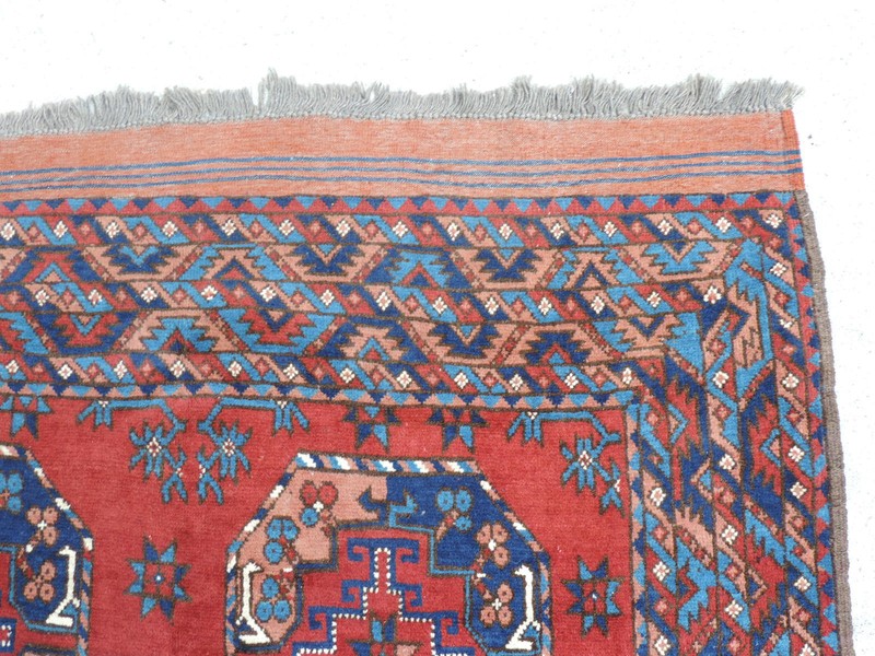 6x9ft. Afghan Bokharra Ersari Wool Room Size Rug gallery