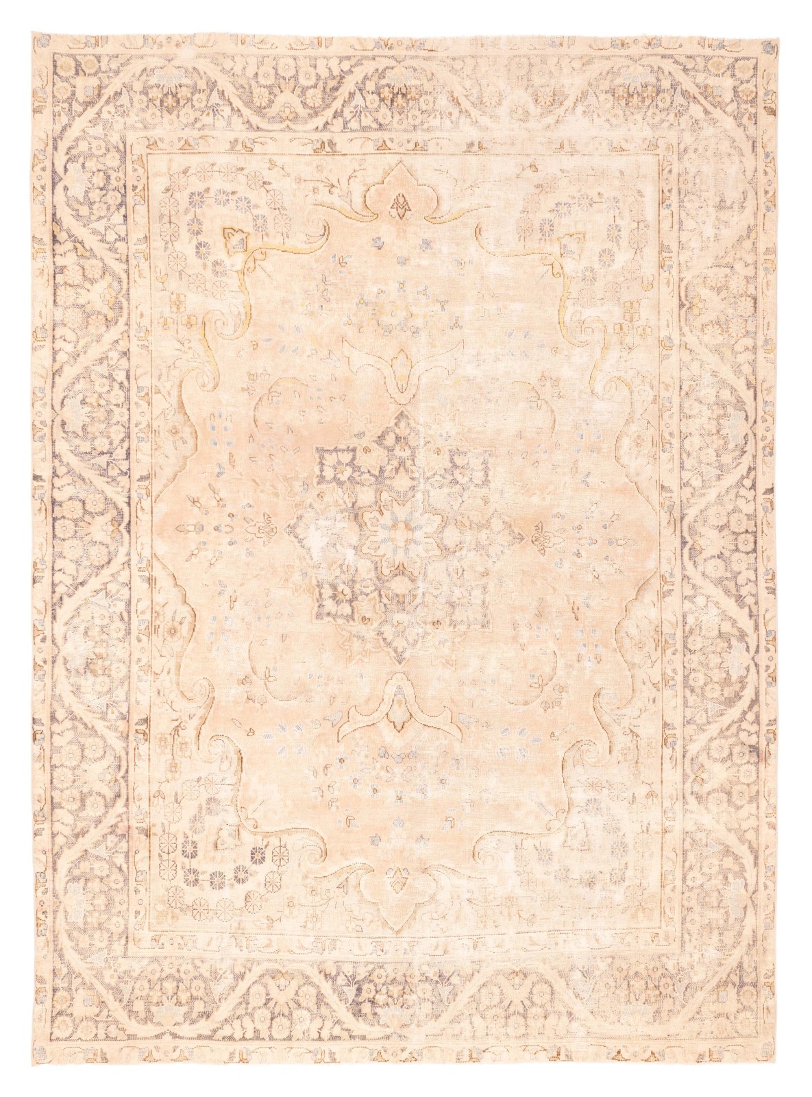 Traditional Vintage Hand-Knotted Area Rug 8'8" x 11'11" Oriental Wool Carpet gallery