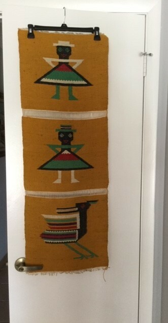 Vintage Peruvian Hand Woven and Hand Made - Wool Hanging Tapestry   gallery