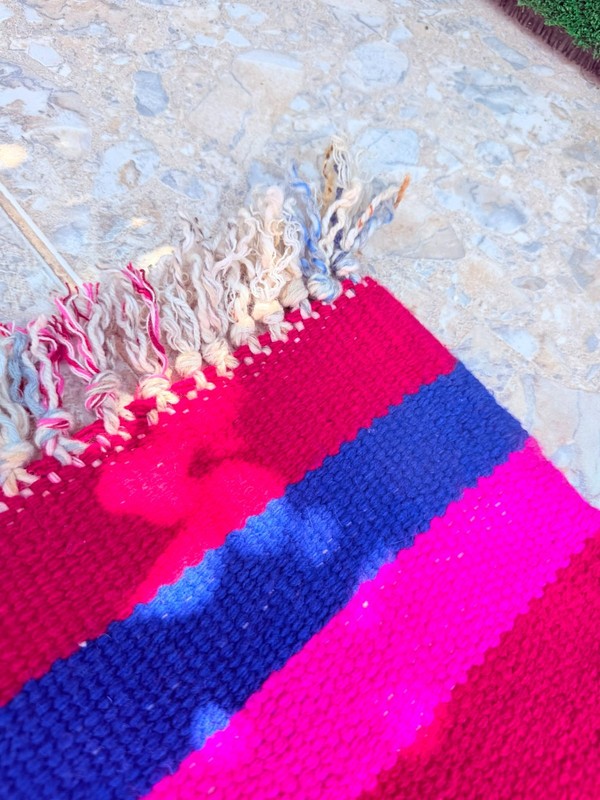 Rare Authentic Handmade Bedouin Rug 4M Tribal Kilim Wool Carpet Middle Eastern gallery
