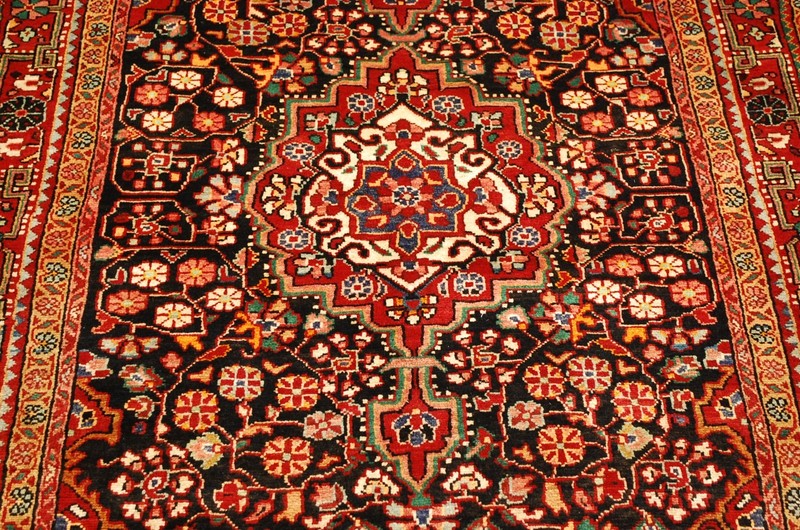 NATURAL WOOL Old Oriental Rugs,Hand Woven,knotted size Approximately 4'4" x 7'3" gallery
