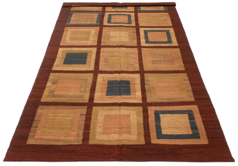 Vintage Hand Woven Area Rug 6'2" x 12'2" Traditional Wool Oriental Carpet gallery