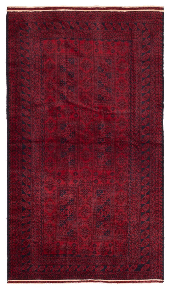 Traditional Vintage Hand-Knotted Area Rug 4'3" x 7'10" Oriental Wool Carpet